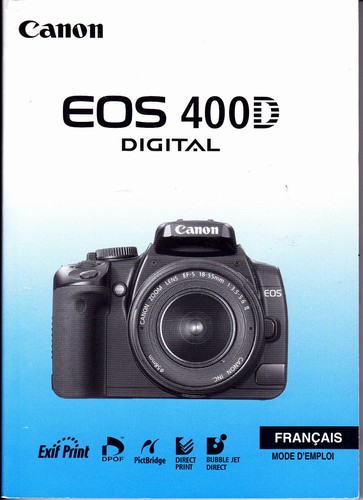 Canon eos 400d - 400d, manuale